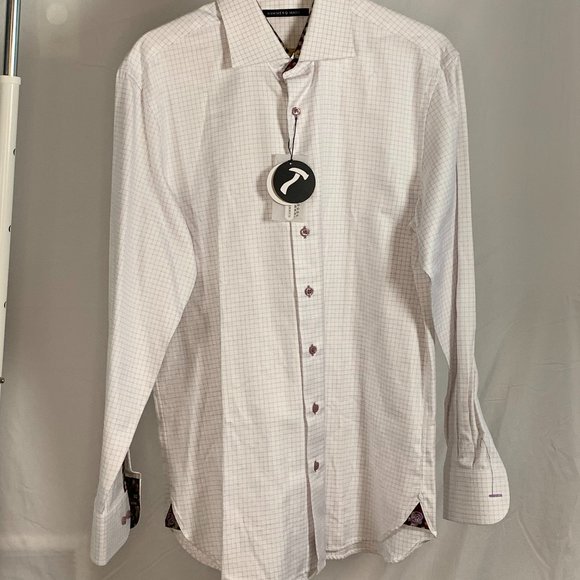 Hammer Made Light Checkered Dress Shirt With Tags! - Picture 1 of 8